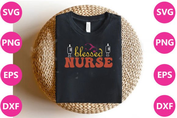 BLESSED NURSE–Nurse Retro SVG
