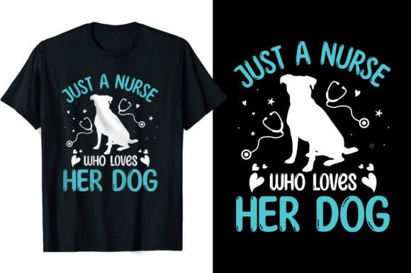 Dog Lover Nurse T-shirt Design