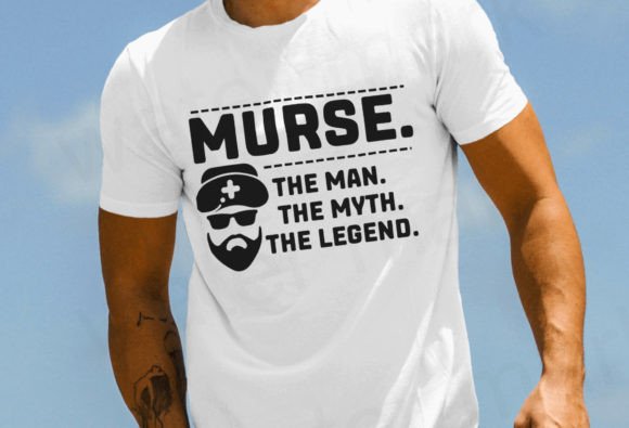 Funny Mens Funny Murse Svg, Funy Nurse