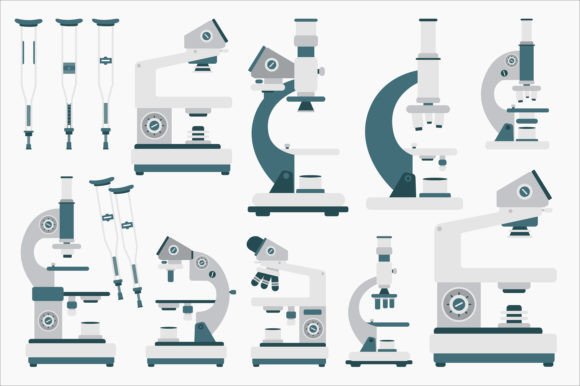 Microscope and Crutches Medical