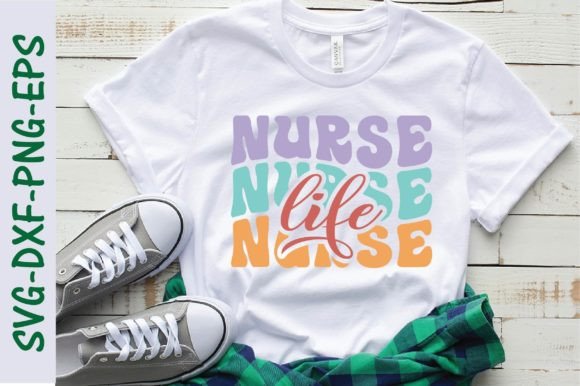 Nurse Life SVG: Retro Nurse Life