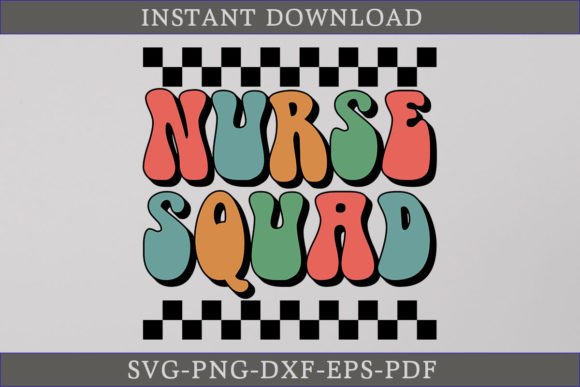 Nurse Squad Retro SVG Shirt