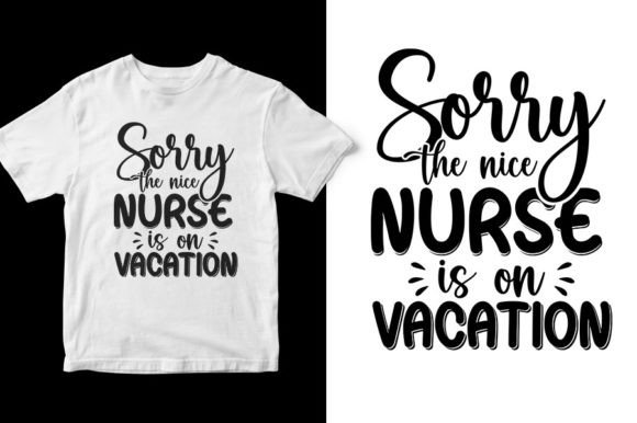 Nurse Typography SVG T-Shirt Design