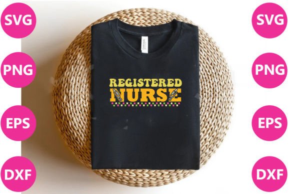 REGISTERED NURSE- Nurse Retro Svg