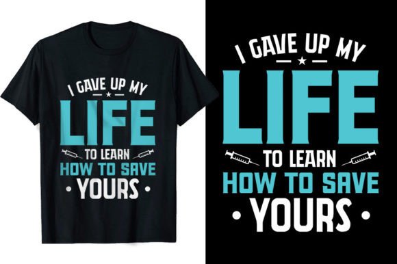 Typography Nurse T-shirt Designs